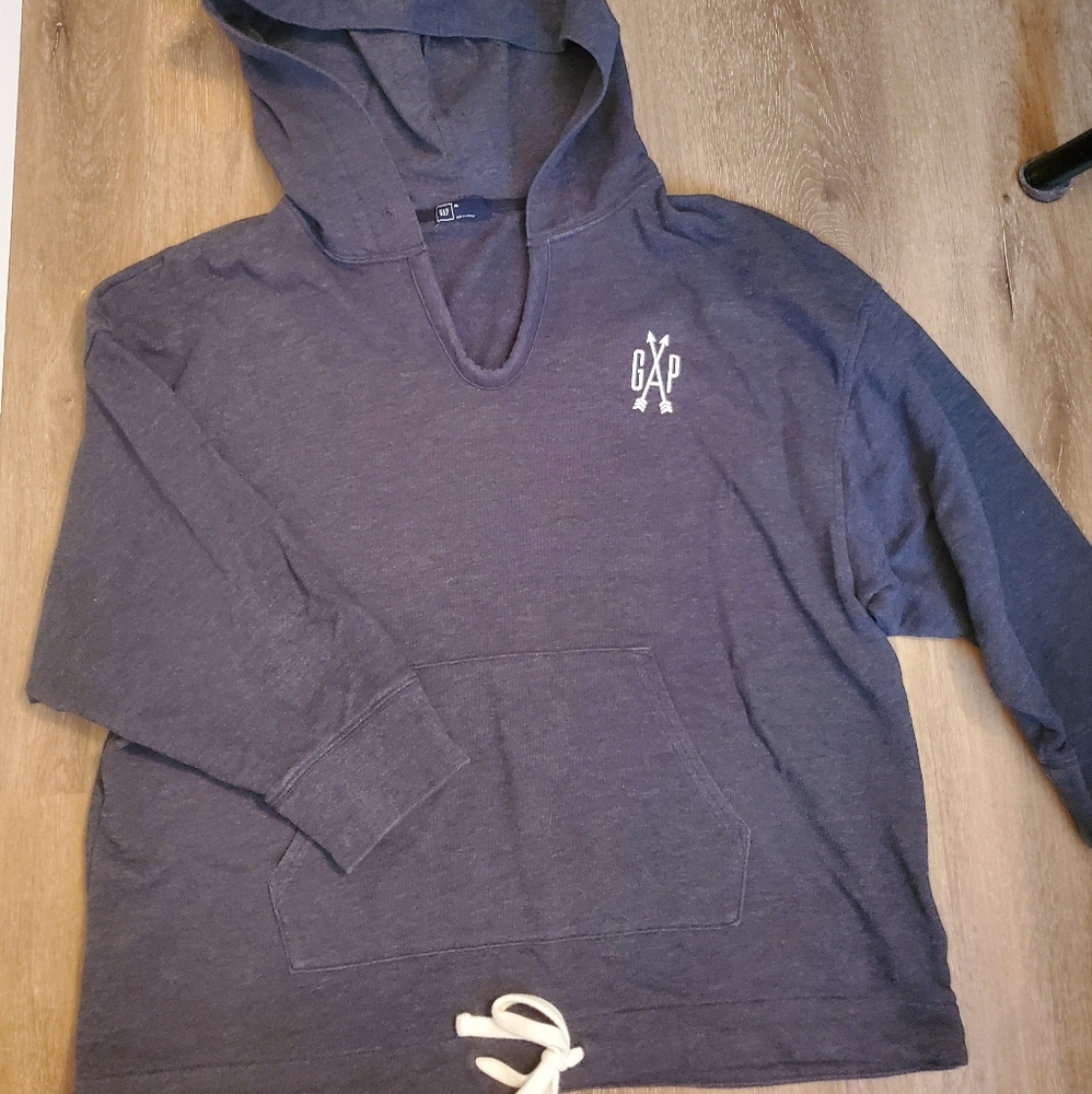 Gap Drawstring Hoodie Gray XL